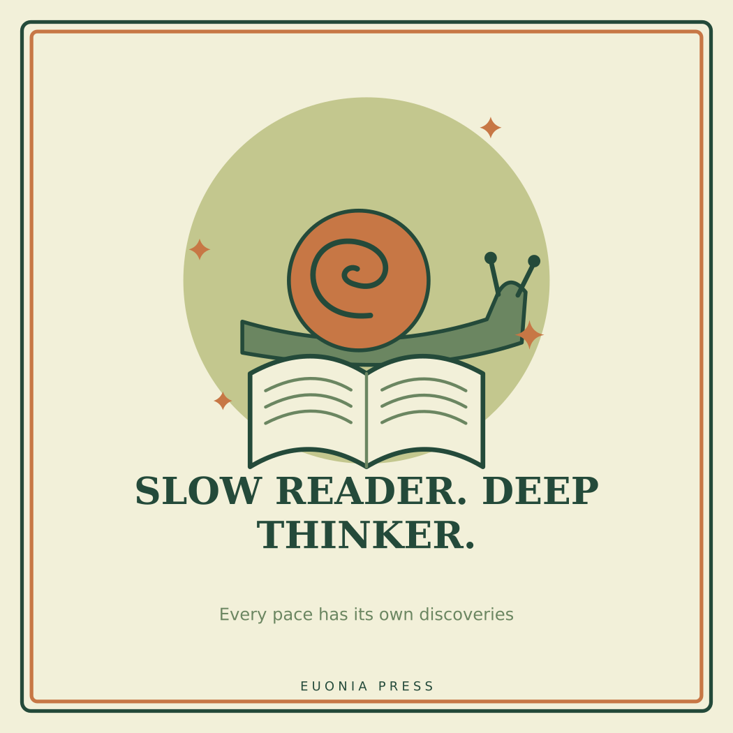 Slow Reader Deep Thinker Square Acrylic Coaster - Image 2