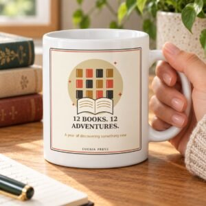 Twelve Books Twelve Adventures Coffee Mug