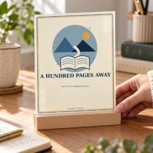 The Hundred Page Weekend Acrylic Desk Plaque