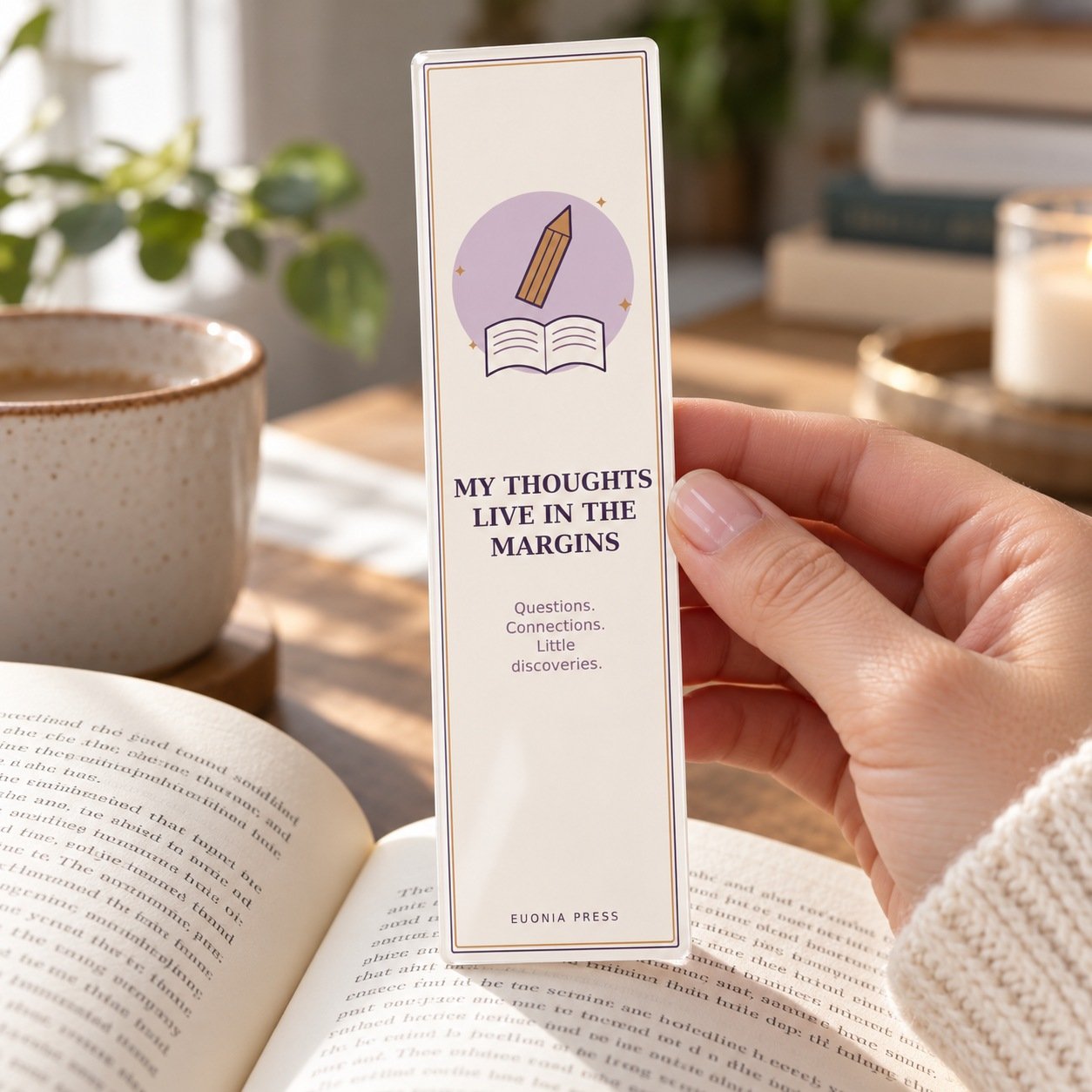 Notes From the Margins Acrylic Bookmark