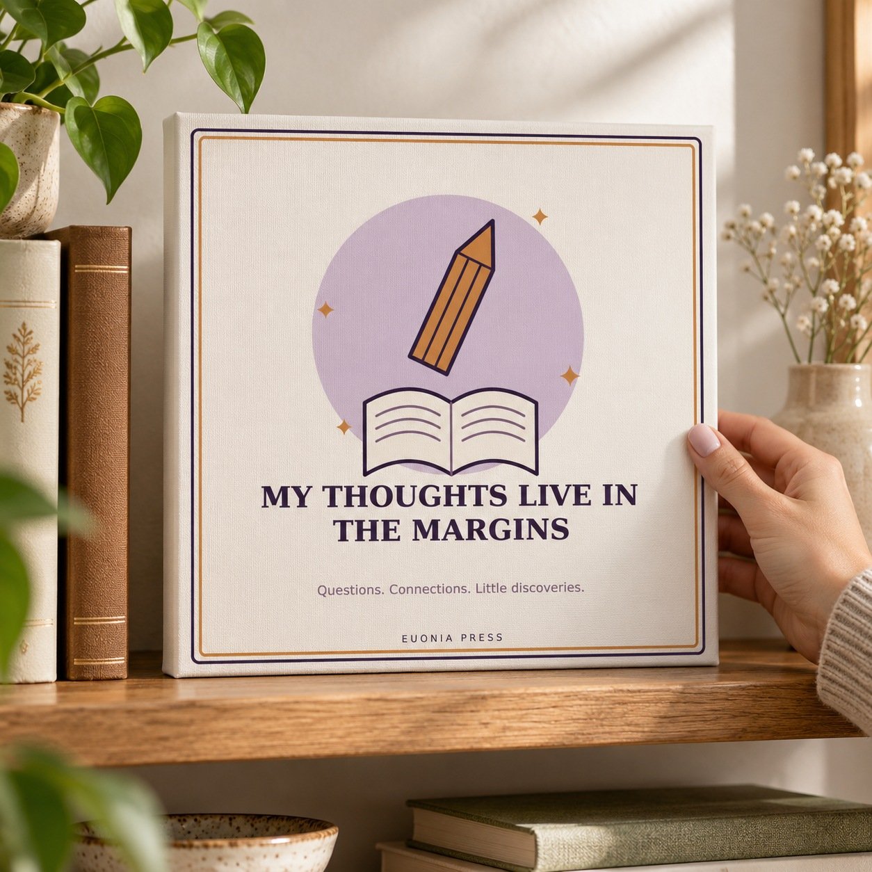 Notes From the Margins Canvas Print