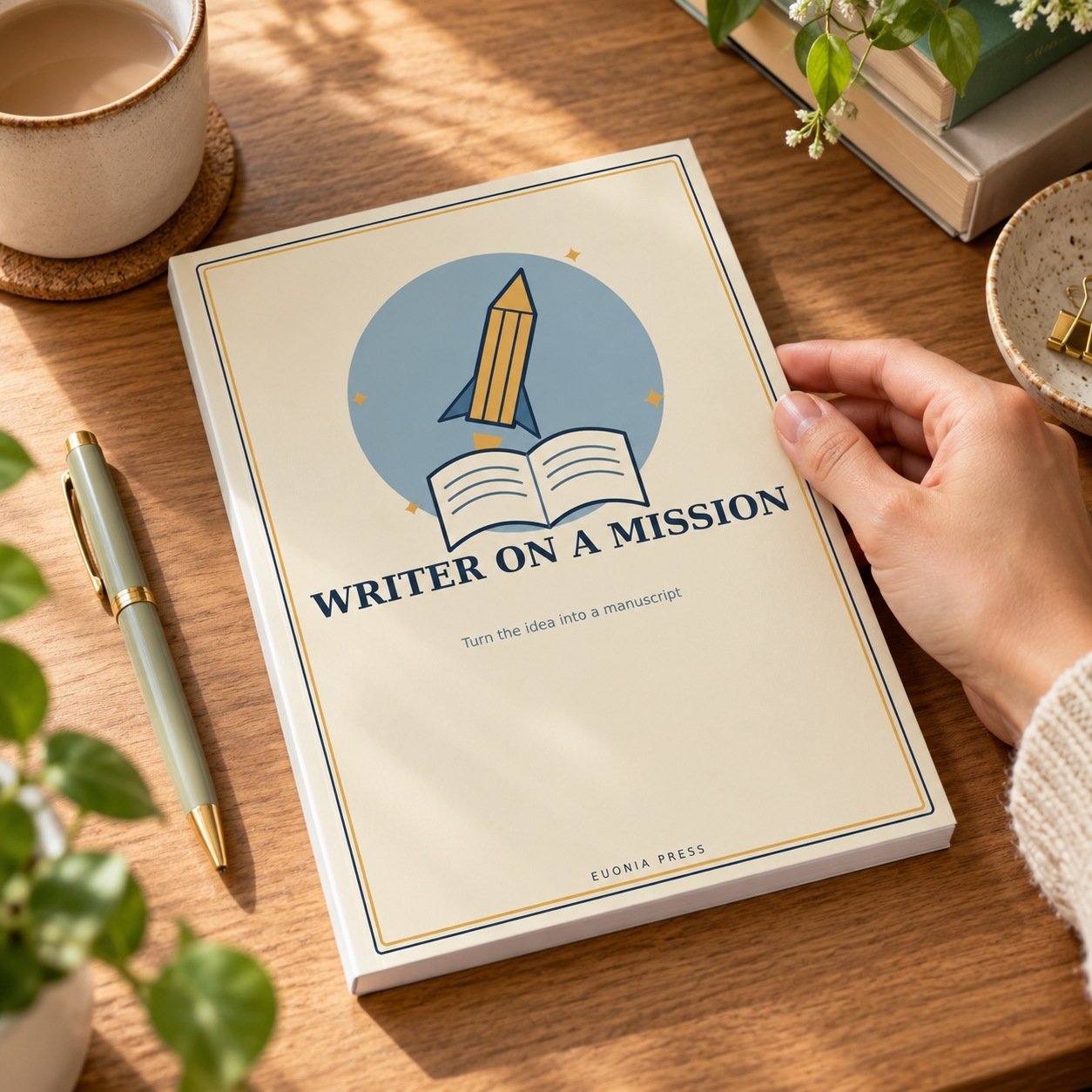 Writer on a Mission Ruled Notebook