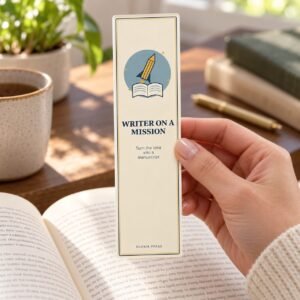 Writer on a Mission Acrylic Bookmark