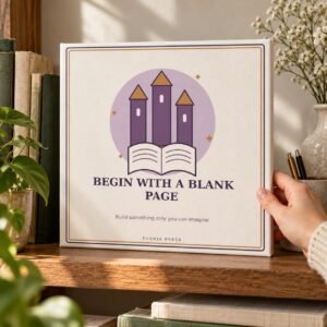 From Blank Page to Brave World Canvas Print