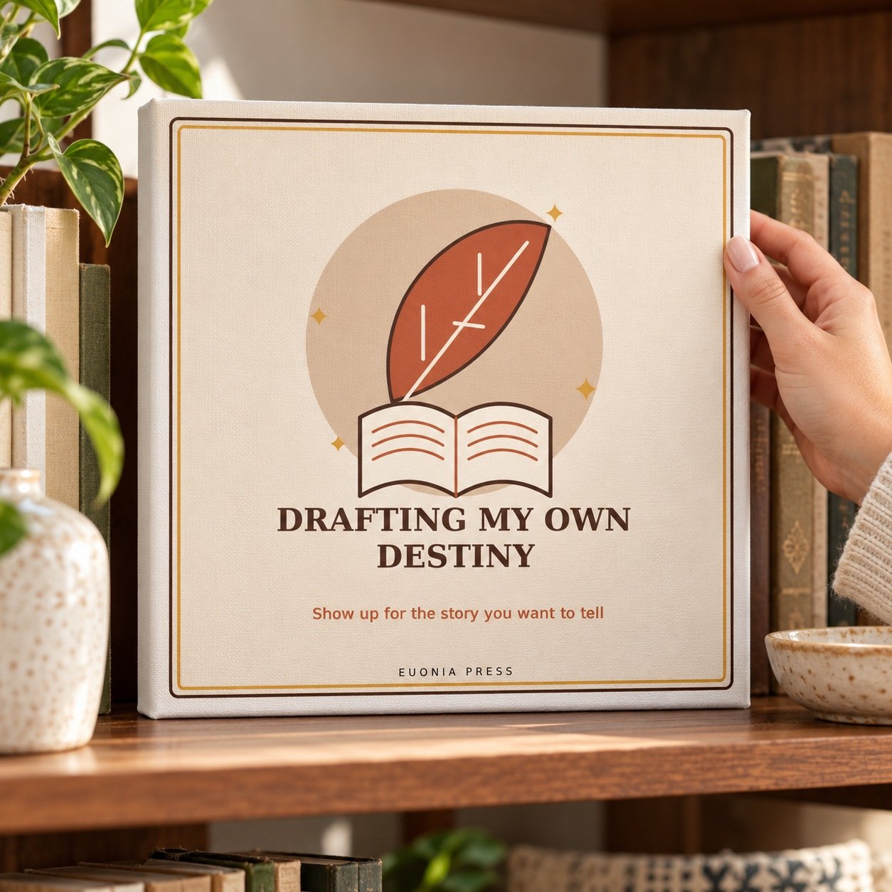 Drafting My Own Destiny Canvas Print