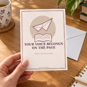 The Story Needs Your Voice Art Postcard
