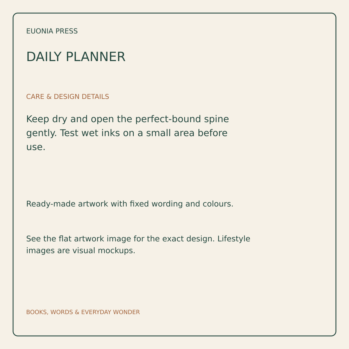 A Shelf Full of Possibilities Daily Planner - Image 4