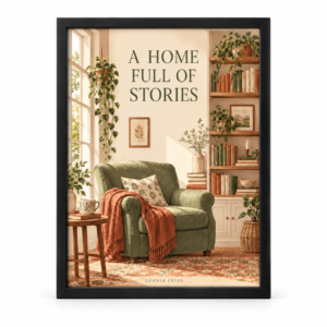 A Home Full of Stories Framed Print by Euonia Press — front view