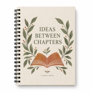 Ideas Between Chapters Notepad by Euonia Press — front view