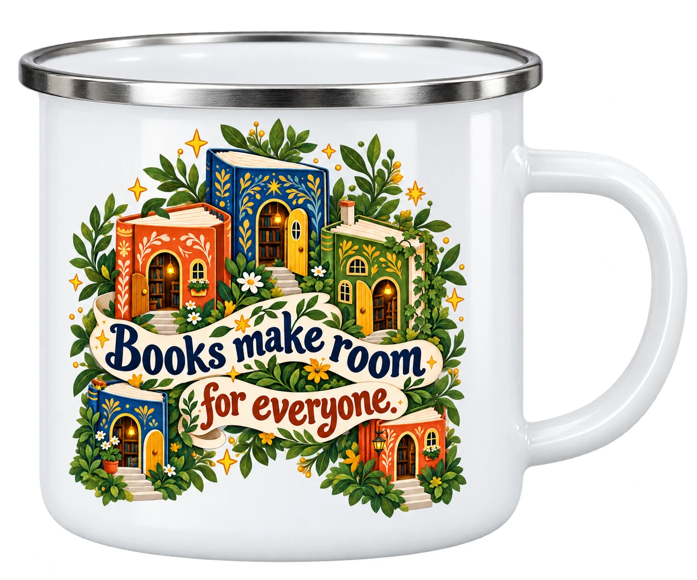 Every Reader Enamel Mug