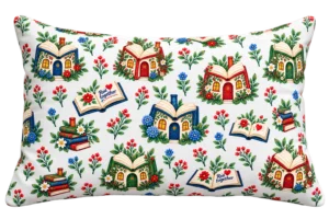 Everyone Belongs in Books Reading Pillow Cover