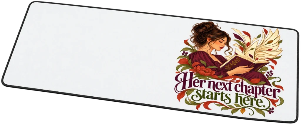 Her Next Chapter Reading Desk Mat