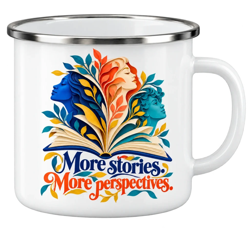 More Perspectives Enamel Mug