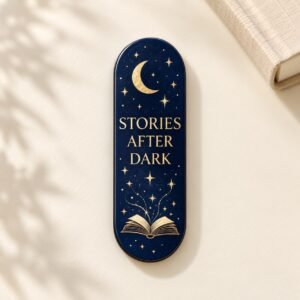 Stories After Dark Phone Grip by Euonia Press — front view