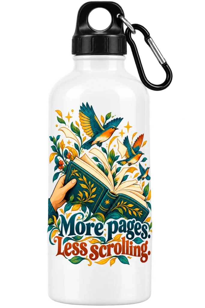 Pages Before Scrolling Sipper Bottle