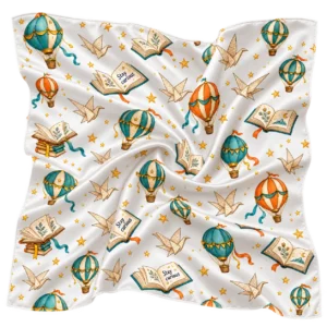 Paperbird Possibilities Bookish Satin Scarf