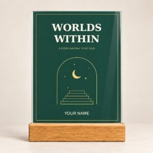 Custom Book Cover Desk Plaque