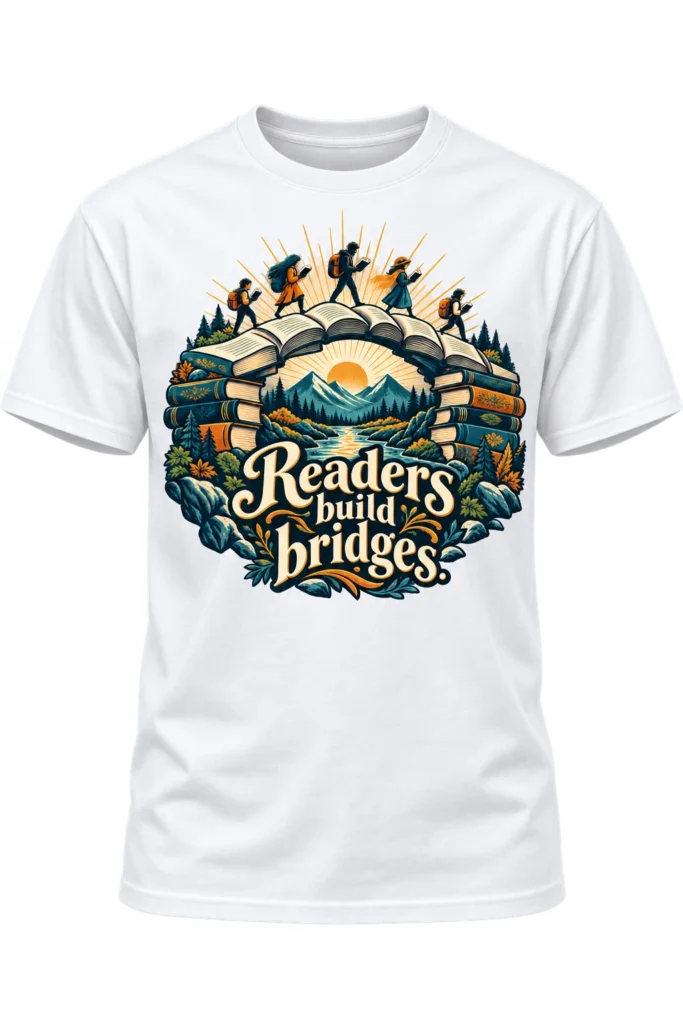 Readers Build Bridges Men's T-Shirt