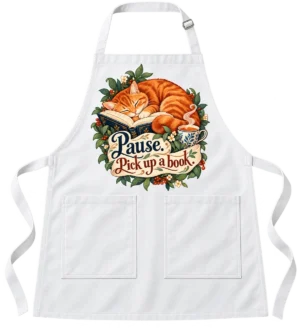 Reading Pause Reading Apron