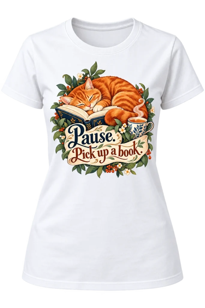 Reading Pause Women's T-Shirt