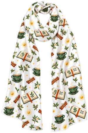 The Everyday Reading Hour Bookish Satin Stole