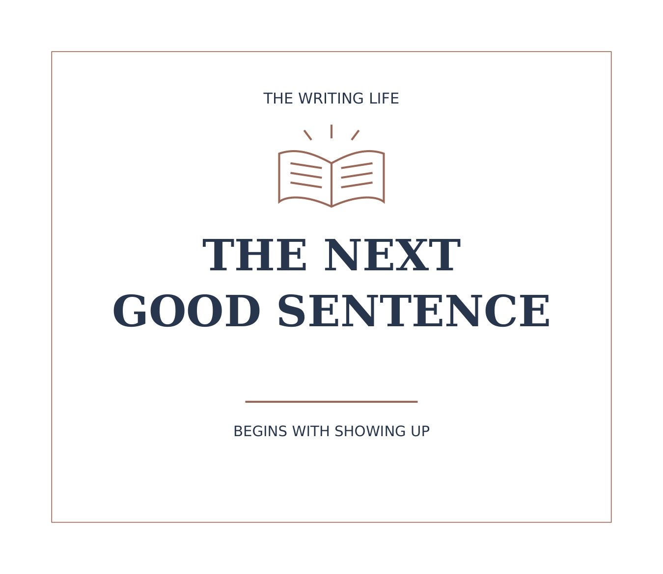 The Next Good Sentence Author Mouse Pad