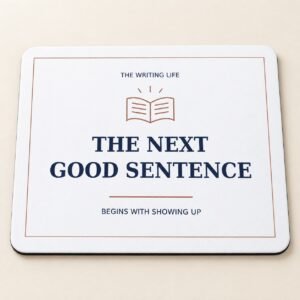 The Next Good Sentence Author Mouse Pad — illustrative product mockup