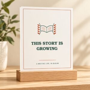 This Story Is Growing Writer Desk Plaque