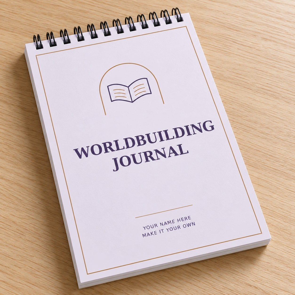 Custom Worldbuilding Journal — A5 Sketchbook