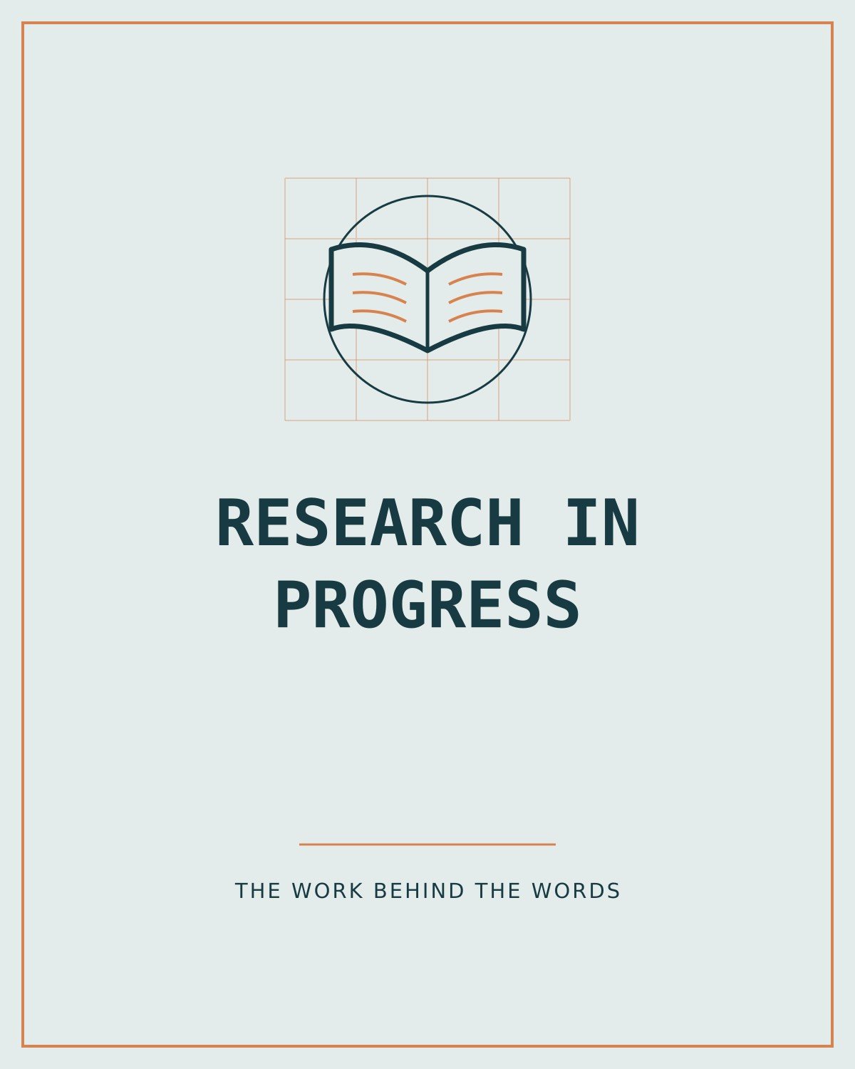 Research in Progress Writer Drawstring Bag — artwork reference