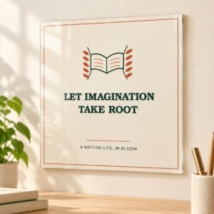 Let Imagination Take Root Writer Acrylic Poster