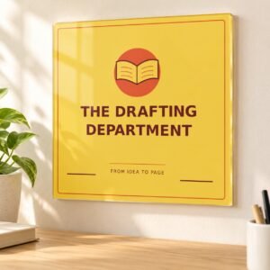 The Drafting Department Writer Acrylic Poster