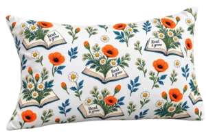 Wildflower Reading Garden Reading Pillow Cover