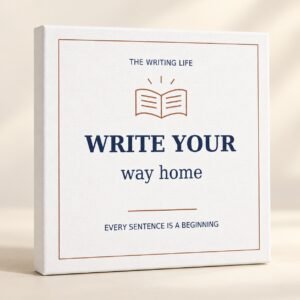 Write Your Way Home Author Canvas — illustrative product mockup
