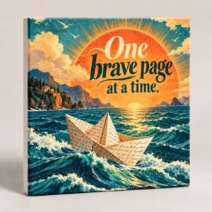 One Brave Page Writer Canvas