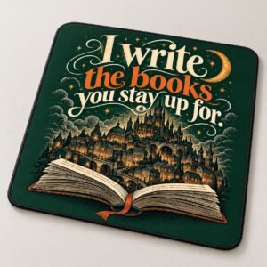 Stay Up for My Stories Writer Mouse Pad