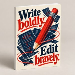 The Red Pencil Club Writer Ruled Notebook