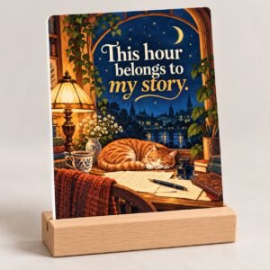The Writing Hour Writer Desk Plaque