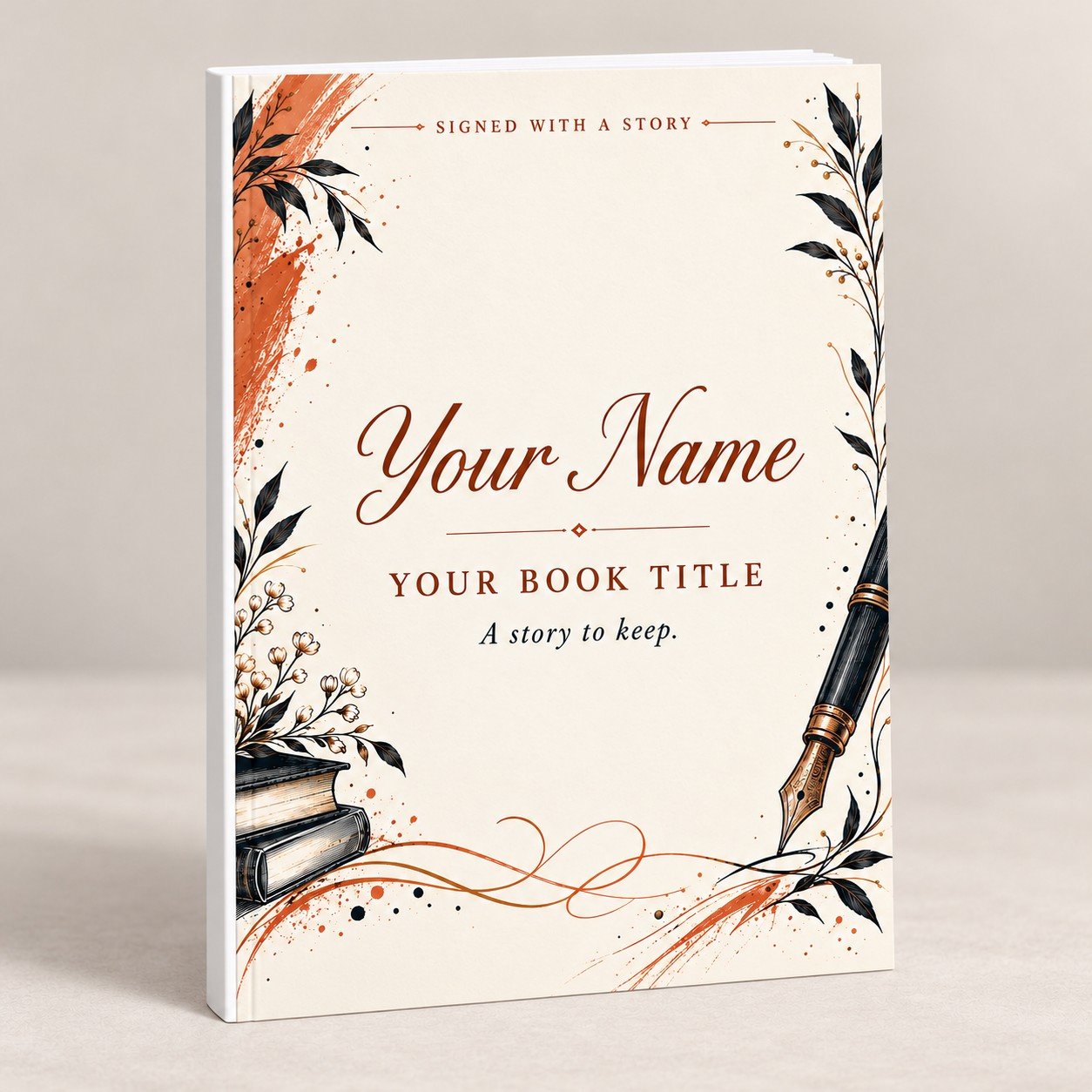 Signed with a Story Personalised Writer Daily Planner