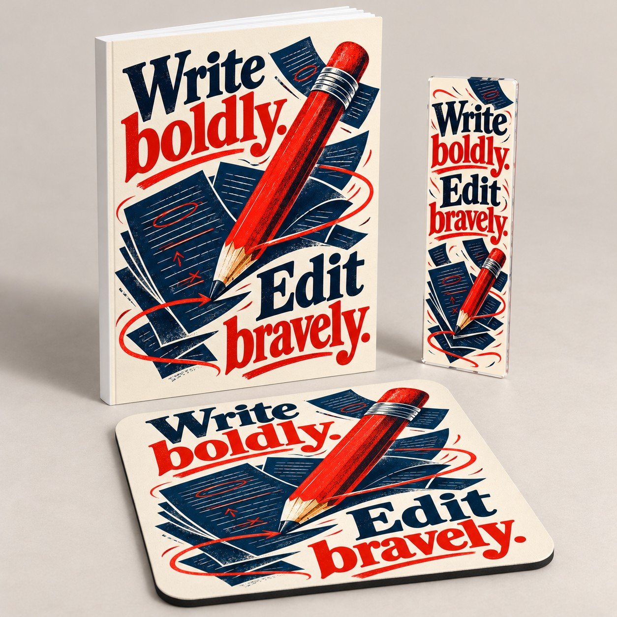 The Red Pencil Club Writer 3-Piece Combo