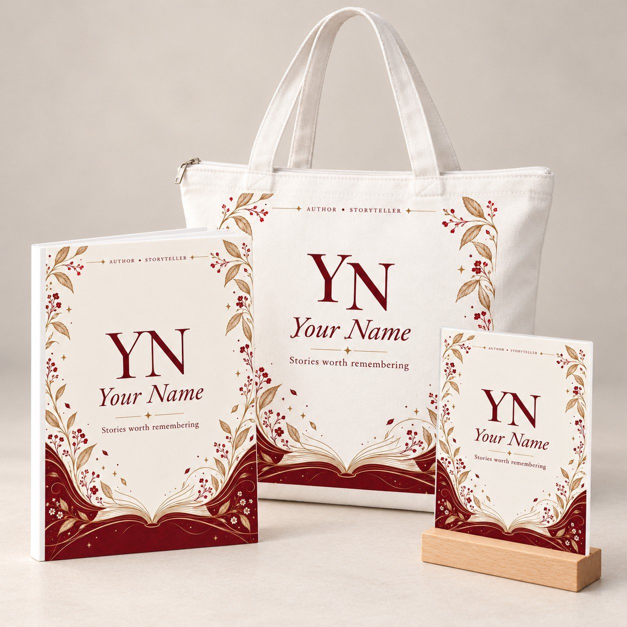 Signature Author Personalised Author 3-Piece Combo