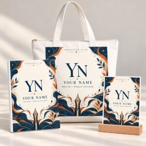 The Author’s Imprint Personalised Author 3-Piece Combo