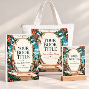Your Book in the Spotlight Personalised Author 3-Piece Combo